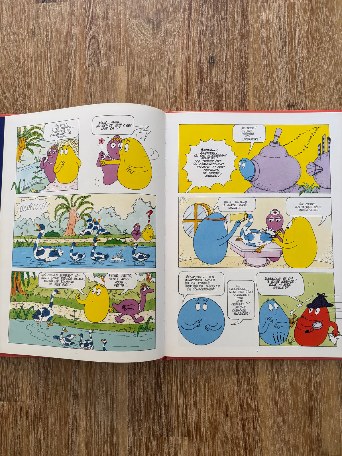 BD * Barbapapa, le mystère des taches bleues