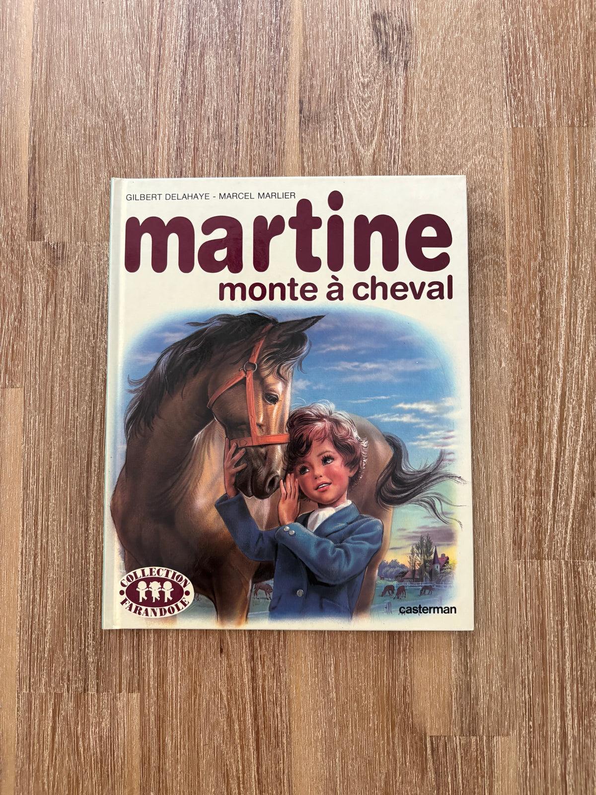 Martine monte à cheval