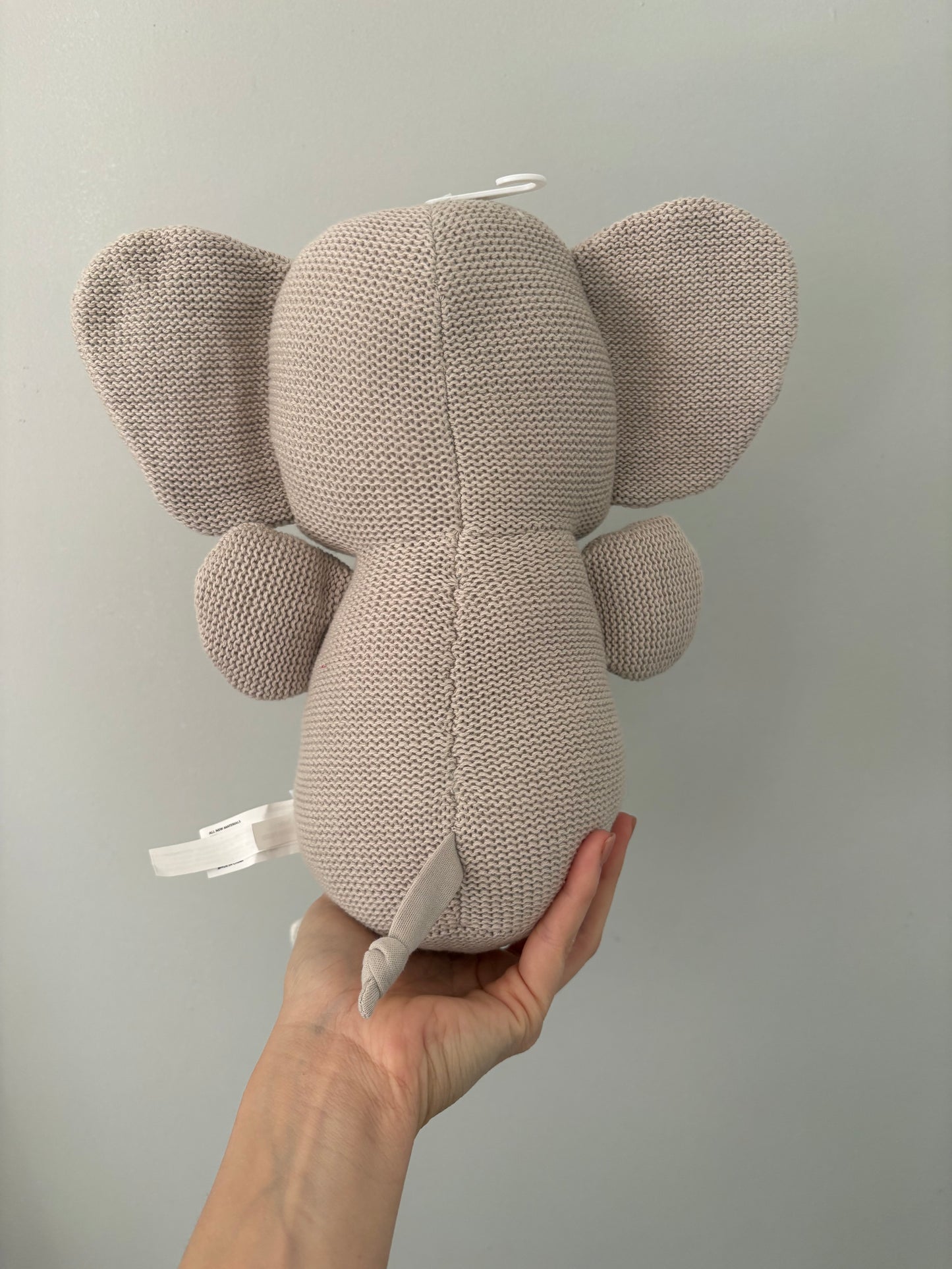 *Neuf sans étiquette * Peluche hochet / Théodore éléphant / Living textile