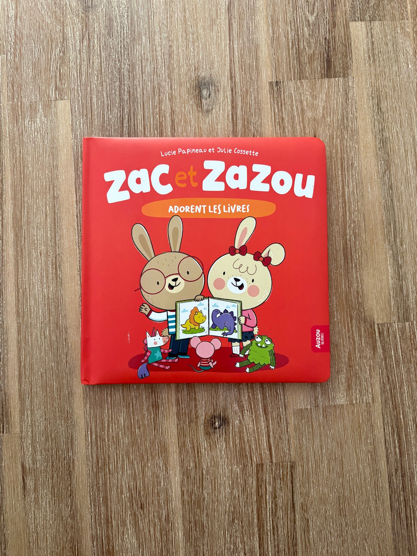 Zac et Zazou adorent les livres
