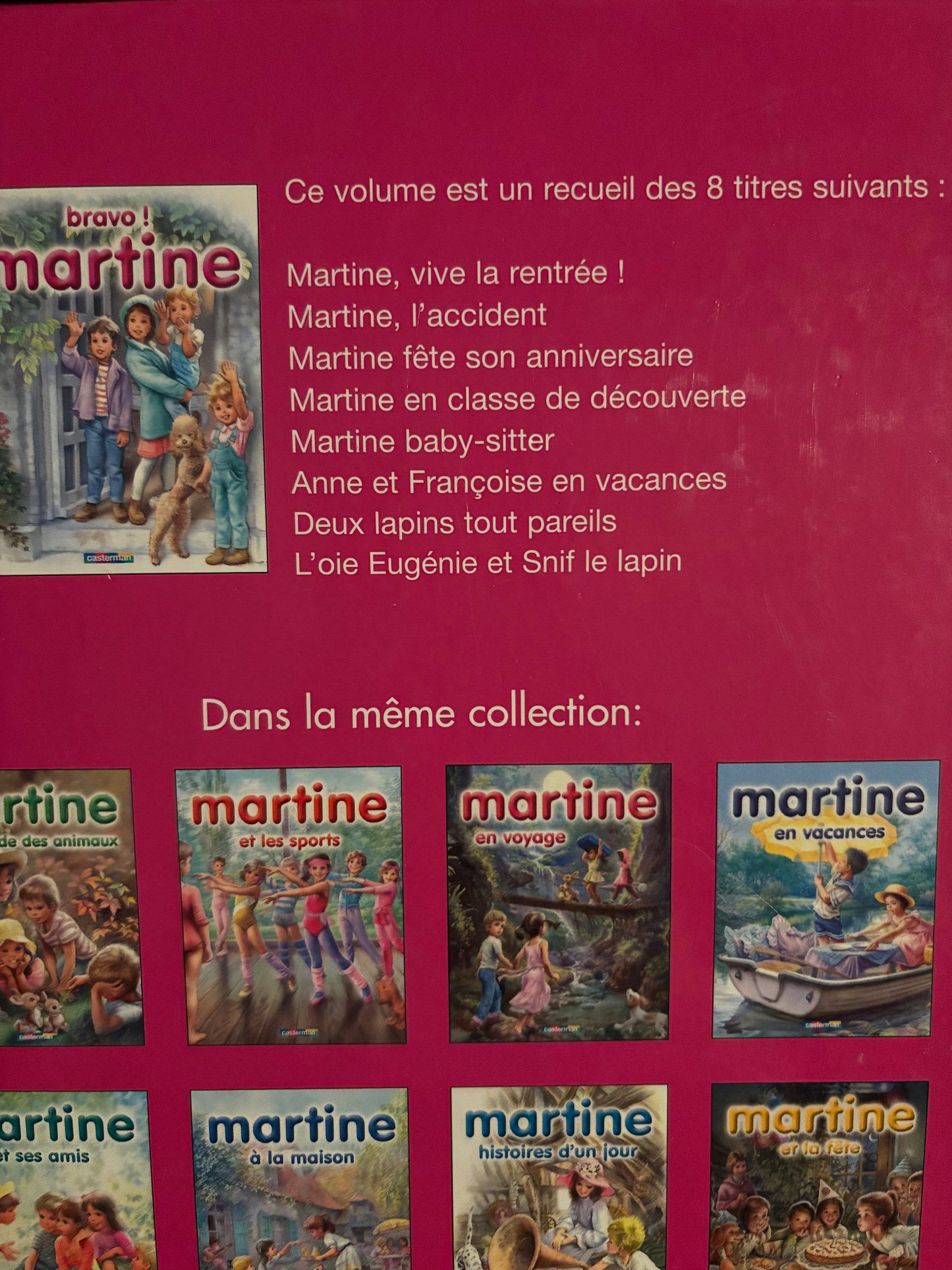 *Couverture imparfaite* Bravo ! Martine