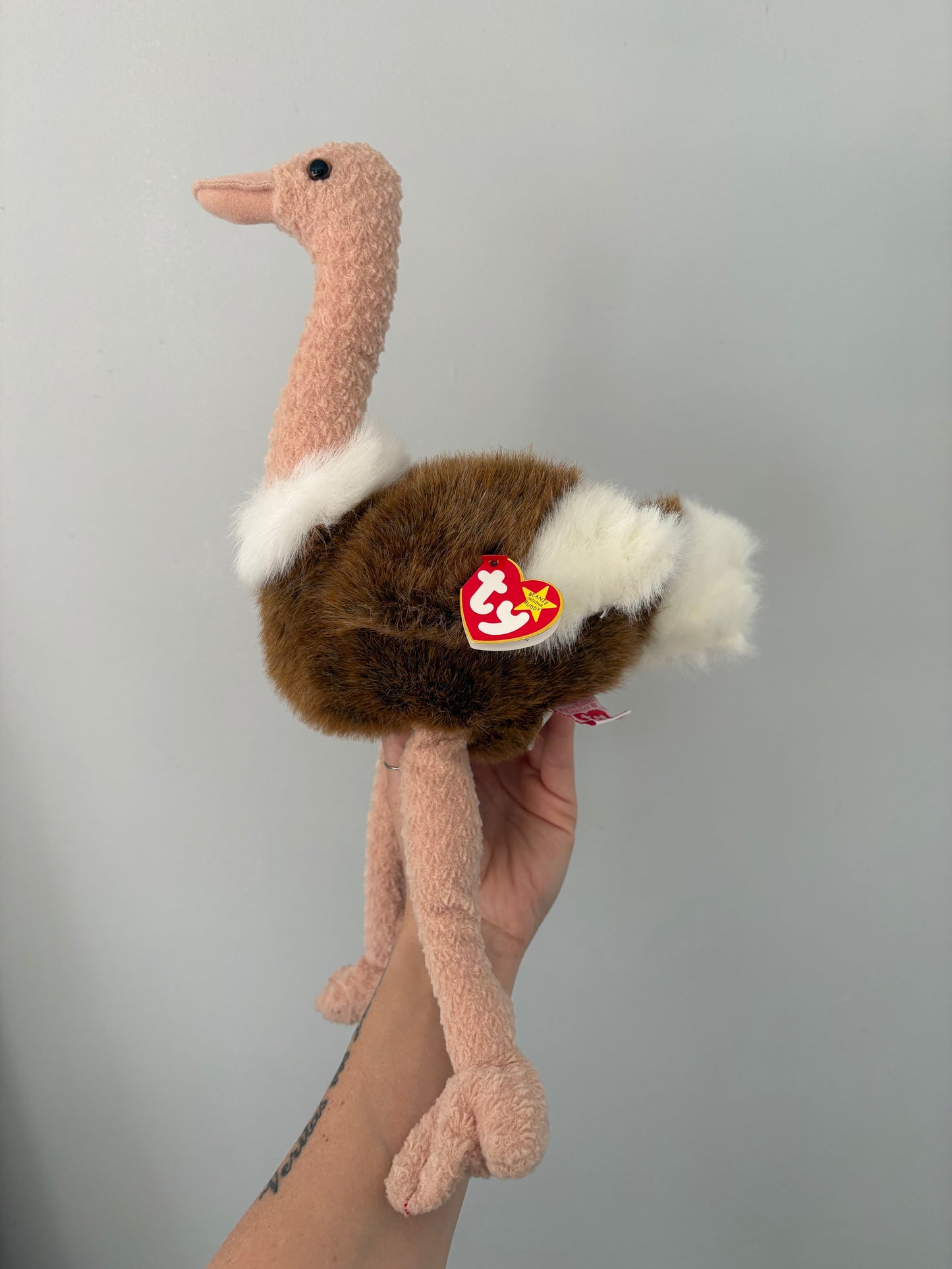 *Neuf* Peluche autruche / 1998 Stretch the Ostrich / TY