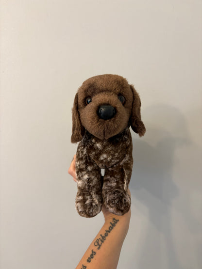 Peluche Douglas / Wolfgang le chien Brachet allemand