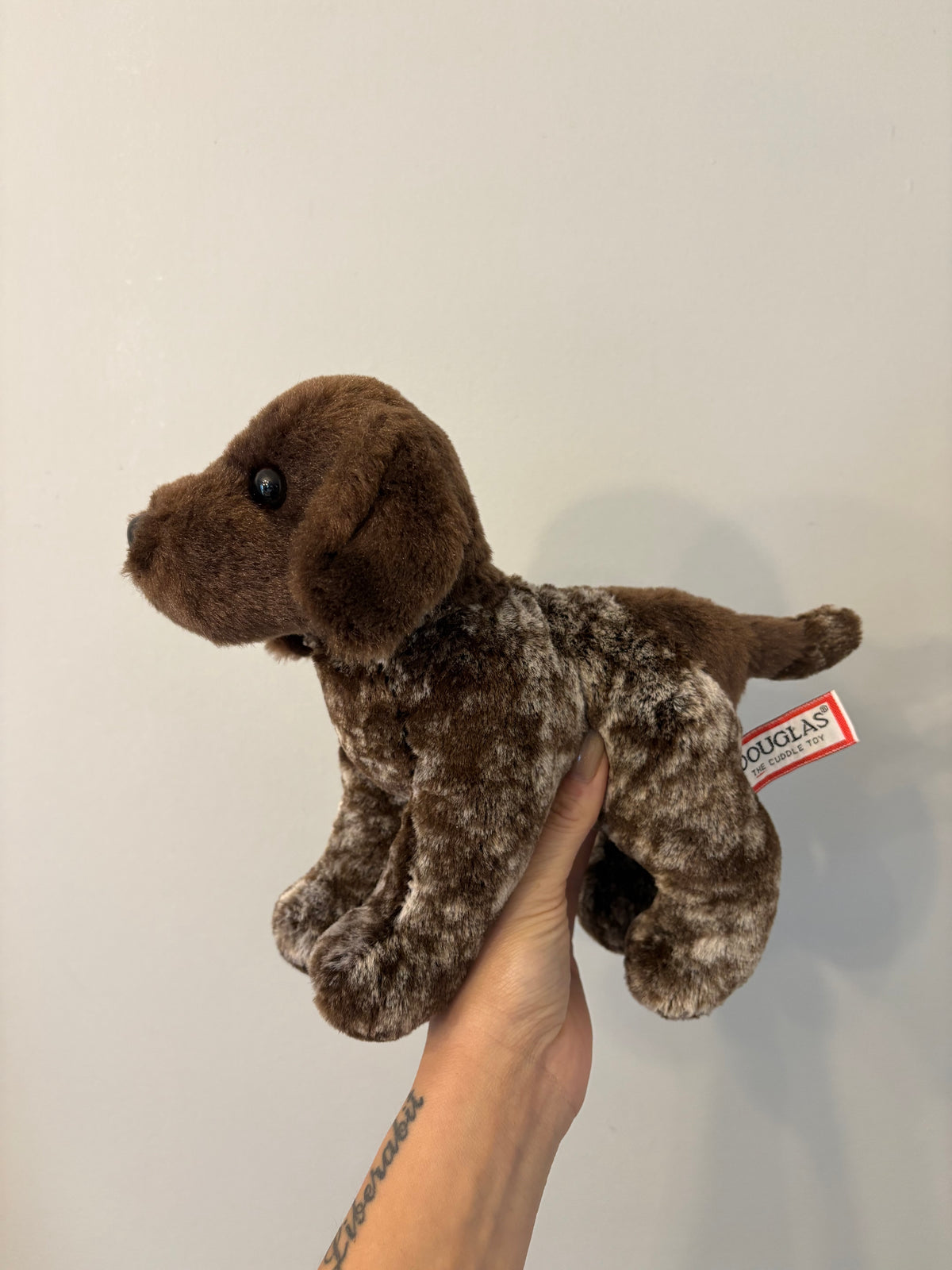 Peluche Douglas / Wolfgang le chien Brachet allemand