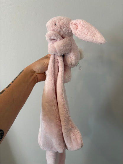Peluche Jellycat Baby / Bashful pink bunny soother
