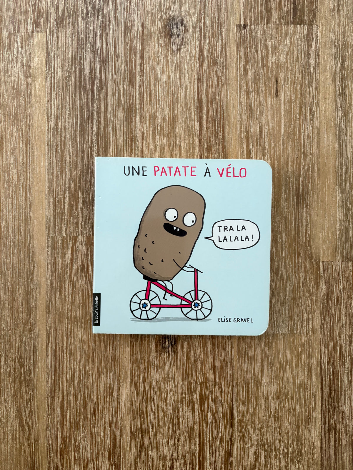 Une patate à vélo