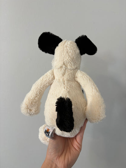Peluche Jellycat / Bashful Black and cream puppy