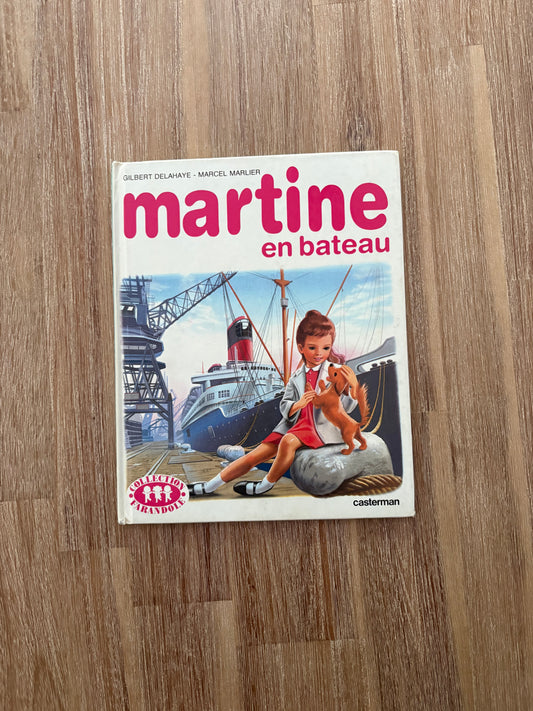 Martine en bateau