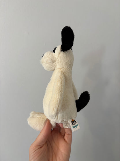Peluche Jellycat / Bashful black & cream puppy