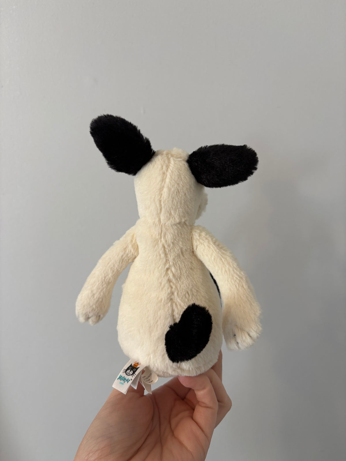 Peluche Jellycat / Bashful black & cream puppy