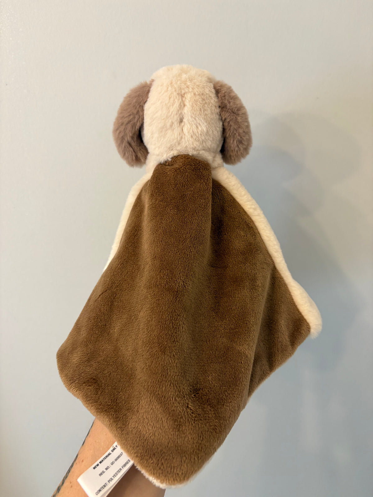 Peluche doudou / Chien toddy Luvster / Eco Ebba